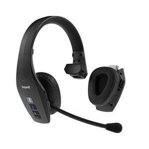 블루패럿 S650-XT 블루투스 무선 헤드폰은 마이크가 장착된 헤드 트럭커 헤드셋보다 96% 노이즈 캔슬링, 2-in-1 컨버터블 스테레오와 ANC, IP54 등급 보호, 36시간 통화 시간, 블랙