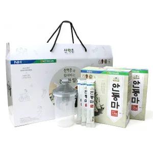 [자연초] 북안동 농협 마가루 선물세트 500g(25포 x 2박스) 쉐이커 포함