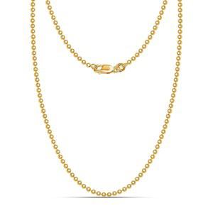 르칼라 18K 골드 오버 스털링 실버 이탈리아산 1.50MM, 2MM, 3MM 볼 체인 목걸이 16, 18, 20, 22, 24인치, 925 스털링 실버 체인, 랍스터 클래스프 포함 이탈리아산