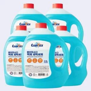 크린톡 베이킹소다 액체 세탁세제 2.5L x 5개