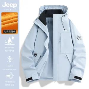JEEP SPIRIT 기능성 등산 자켓 남녀공용 봄 가을 아웃도어 빅 사이즈 방풍 재킷