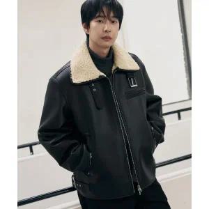 (매장정품) DRAW FIT [오정규X드로우핏] 시어링 미니멀 무스탕 자켓 [BEIGE] DFJK4401BE 173337