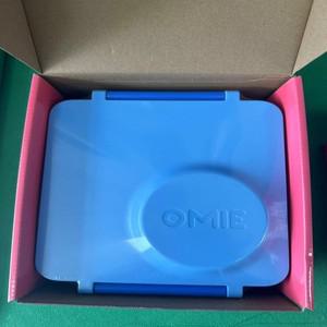 OmieBox 스테인레스 스틸 그릇 도시락 플라스틱 저녁 식사 접시 구획 상자  사무실 점심 아침