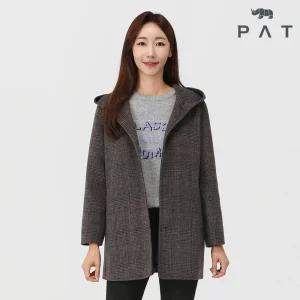 [PAT 여성] 후드 체크 핸드메이드 자켓_1J81206