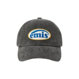 EMIS 이미스 CORDUROY WAPPEN BALL CAP (RENEWAL)-CHARCOAL 544151