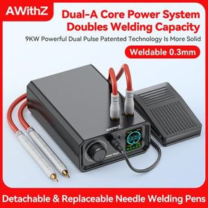 AWithZ UK1 스폿 용접기 18650 리튬 배터리 유형-C 5000Mah 충전식 DIY 홈 수리 도구