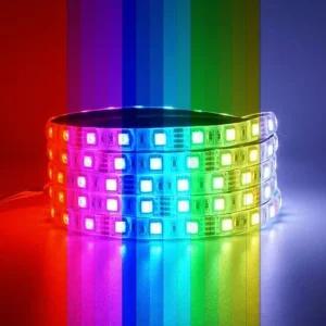24V 고급형 5050 3칩 RGB LED바 5M 1롤 RGBLED바 실내무드등 50503칩 LED램프 플렉시블