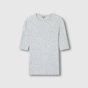 [JAJU](강남점)25F/W 여 립 반팔 니트 J115302004