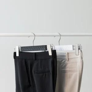 할메이드 치마 정장 청바지 고리회전 패턴 집게 바지걸이 10P