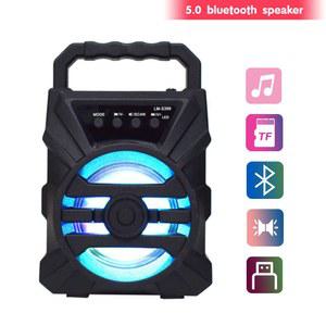 블루투스 스피커 사운드 박스 고출력 TF Udisk 노래방 핸드 헬드 춤용 서브 우퍼 500mAh
