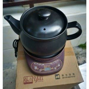 홍삼 세라믹 약탕기 가정용 차탕기 350g 접시 탕약기 블랙