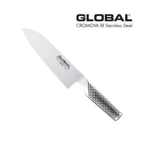 [정품] 글로벌나이프 G-46 산토쿠 나이프 만능 인생칼, 평생AS 18cm