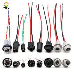 1PCS T10 W5W T5 T15 소프트 전구 홀더 어댑터 케이블 LED 커넥터 소켓 웨지베이스 라이트 플러그 배선