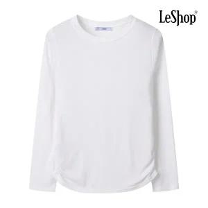 [르샵] 라운드넥 사이드 셔링 소프트 티셔츠 (BP9TS011A)