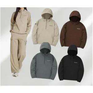 [디스커버리]{매장정품} 디스커버리 택가 149,000원 이월할인 여성 우븐 에센셜 트레이닝 후드 아노락반...