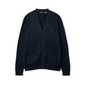 매장정품 폴로 POLO RALPH LAUREN 10% 적립금케이블 니트 코튼 가디건 - 블루 MNPOSWE16821365-400 132314
