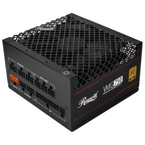 로즈윌 VMG 750W 80+ 골드, ATX 3.0 및 3.1 호환, 풀 모듈형 저소음 전원 공급 장치, PCIe 5.1 12V-2x6 커넥터, 100% 일본 커패시터, 120mm FDB 무음 팬 - 5년 보증