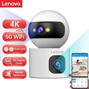 레노버 4K PTZ WiFi 카메라 듀얼 렌즈 홈 실내 CCTV 감시 카메라 자동 추적 보안 보호 스마트 베이비 모니