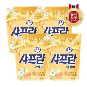 [빠른배송] 샤프란 아로마 소프트 코튼 리필 2.1L*4개