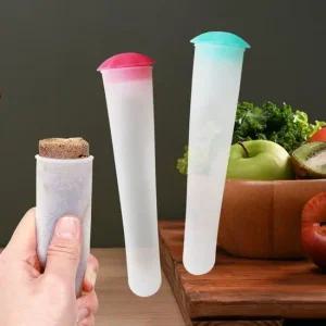 아이스틱 2P 실리콘 아이스크림틀 홀더 몰드 트레이 얼음케이스 얼음트레이이유식용기