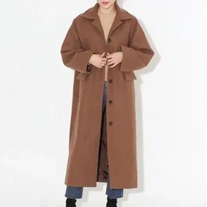 [하프클럽/]겨울 롱코트 스타일 정장코트 데일리 캐쥬얼 여자 롱