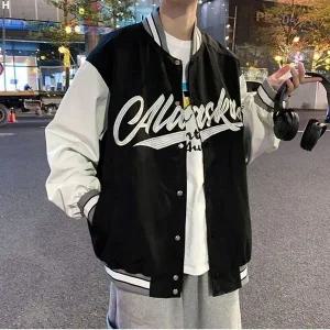 [하프클럽/]간절기자켓 레터링간절기 야구점퍼 봄자켓 IS-