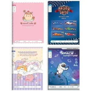 10p 1200초등슬림일기장넓은칸 디자인랜덤 초등노트 무제노트 무지노트 초등학생공책