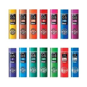 [셀러에이드]펜텔 아인 슈타인칼라샤프심 C275-BL 청색BL 0.5mm