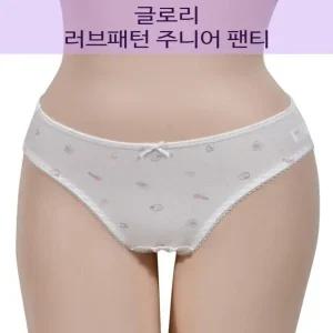 고품질 여학생팬티 주니어팬티 신축성좋은 중고생팬티 면 (WFK68EF)