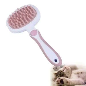 고양이빗 냥이 브러시 러버마사지 냥이브러시 핑크 사랑빗 슬리커