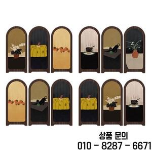 책상 장식 스크린 클래식 현대 3 패널 분배기 미니 접이식 사무실 거실 조리대 벽난로 홈