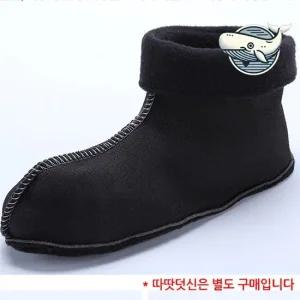 따뜻한 방한 작업 장화 주방용 방수 털 장화 따땃덧신 미끄럼방지신발 주방안전화
