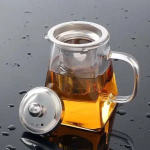 에이치와 내열유리 차포트 450ml HIK-363 유리포트 보온포트 내열차주입기 냄비필터 차포트 차망