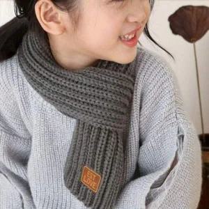 [콩심팥심]쁘띠 목도리 데일리 니트 머플러 보온 커플 숏 미니