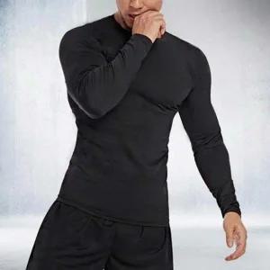 긴팔 짐웨어 기능성 상의 올블랙 크로스핏 헬스웨어