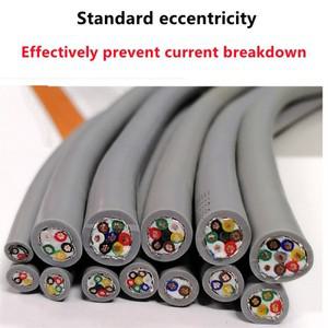 2.5/1.5/1.0MM/15/17AWG 2-12 코어 토우라인 차폐 케이블 PVC  와이어 굽힘 저항 부식 방지 구리선