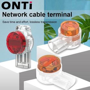 ONTi Rj45 커넥터 압착 연결 단자 k1 k2 k3 방수 배선 이더넷 케이블 전화 코드