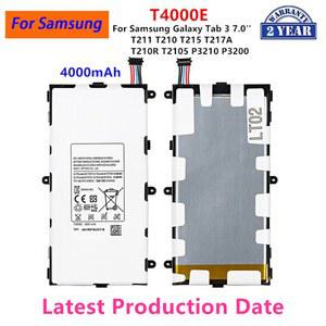 호환 삼성 갤럭시 T210R 용 P3210 P3200 T4000E T210 T215 새 배터리 7 0 3 T2105 태블릿 탭 ''T211 T217A 4000mAh