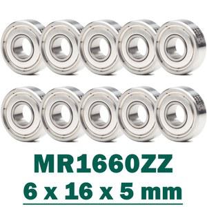 MR616ZZ 16 5MM 10 MR1660ZZ 1660HH 깊은 B6 1660ZZ 63Z MR616 PCS
