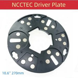 for Trapezoid Husqvarna Grinding Pad Block 10.6'' Diamond Quick Change Adapter Driver Disk 270mm Hol