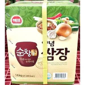 고품질 쌈장(지함 순창궁 사조 14K) 쌈장 말깡 말통 간장 고 된장 (WC82AEB)
