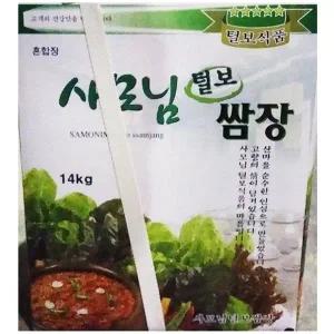 고품질 순창쌈장(털보 14K) 쌈장 말깡 말통 간장 고추장 된장 된장 (WC82AFC)