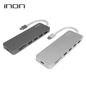아이논 INON USB C타입 to 3.0 7포트 with HDMI SD MicroSD 허브