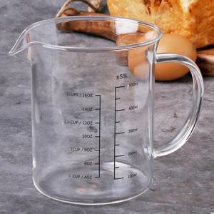 내열유리 비커 계량컵 500ml 이유식 미니 커피 베이킹 눈금비커