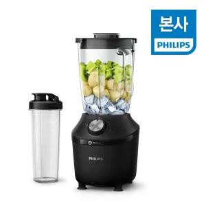 PHILIPS 필립스 3000 시리즈 블렌더/믹서기 HR2291/41 블랙 텀블러 구성