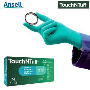 Ansell touchNtuff 니트릴장갑 92-600 (내화학/24cm 일회용 100매) 작업장갑 화학 과학실 실험실