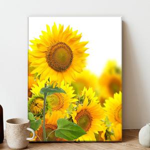 오로라데코덴 보석십자수 캔버스형 심플해바라기 MK051 30x40cm