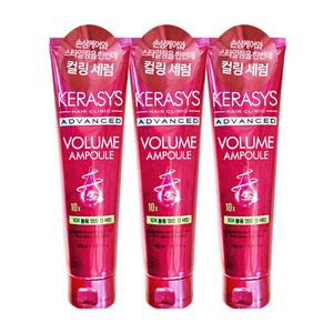 애경 케라시스 어드밴스드 10x 볼륨 앰플 컬 세럼 150ml 3개 헤어 모발
