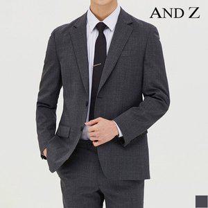 [지오지아][앤드지] 그레이 라이크라 혼방 이모션  정장자켓 (BZA2SB1102)