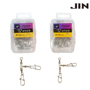 진물류 k3f 더블T형 야광 삼각도래 듀어락 스냅도래 한치 갑오징어 쭈꾸미 문어 오징어 무늬오징어